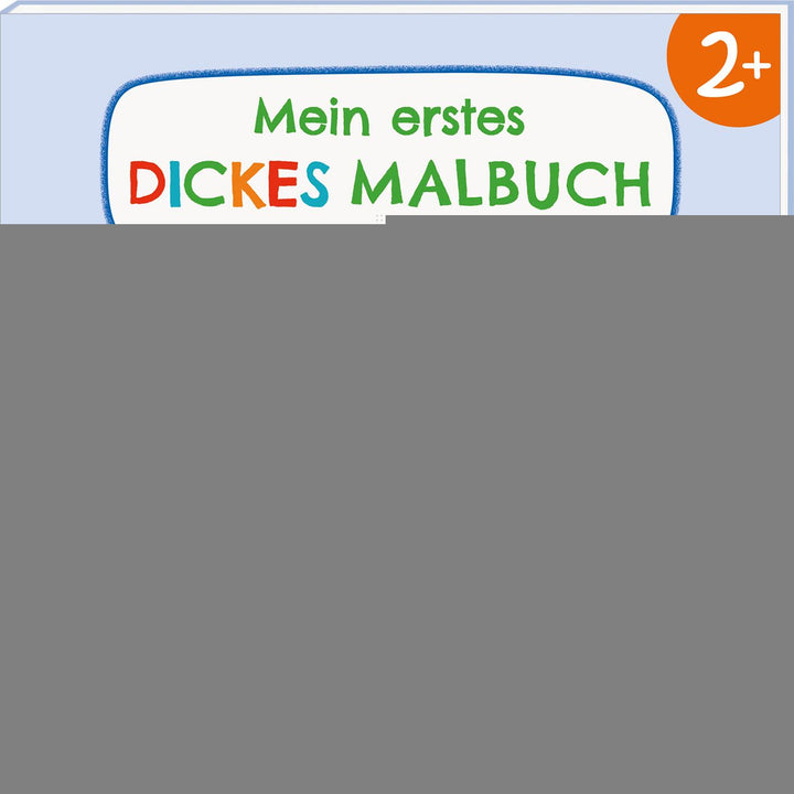 illustriert von Corina Beurenmeister: Mein erstes dickes Malbuch ab 2 – Tierkinder -   Hobby & Beschäftigung für Kinder