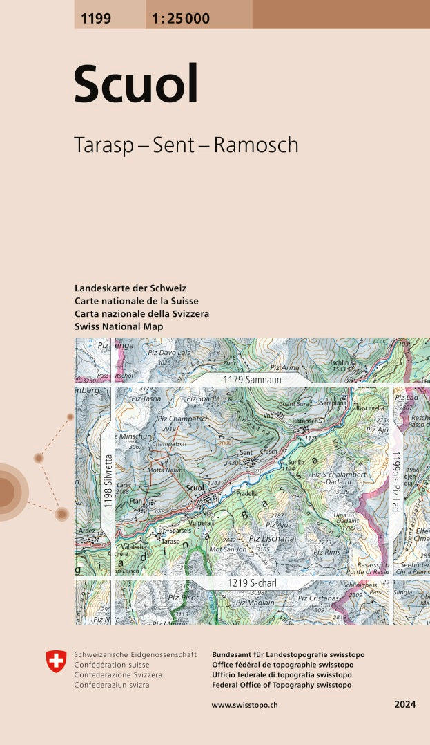 Scuol. 1:25'000