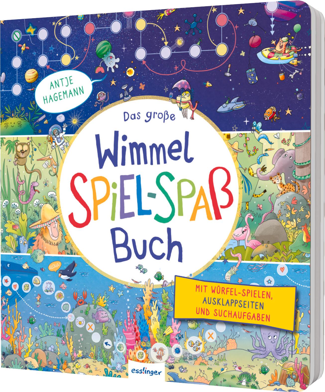 illustriert von Antje Hagemann: Das große Wimmel-Spiel-Spaß-Buch