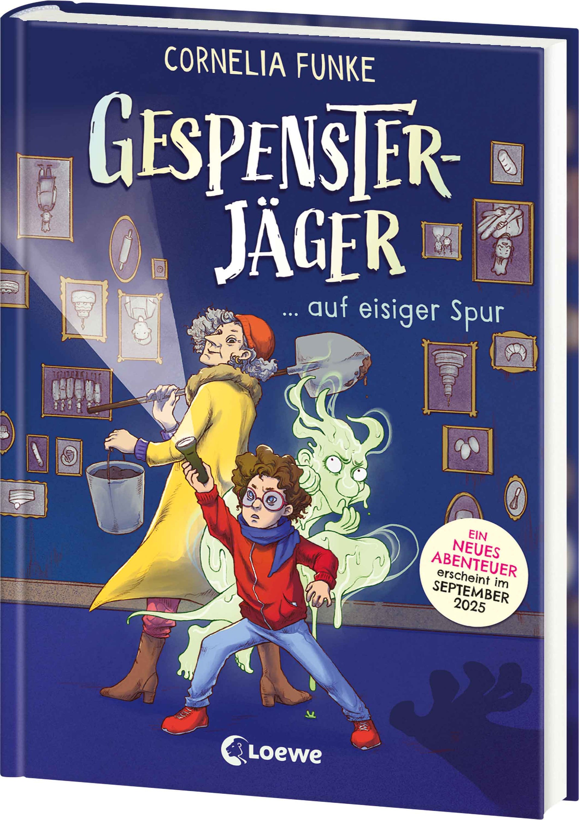 von Cornelia Funke, illustriert von Franziska Blinde: Gespensterjäger auf eisiger Spur (Band 1) - Mit 8 neu illustrierten Farbseiten