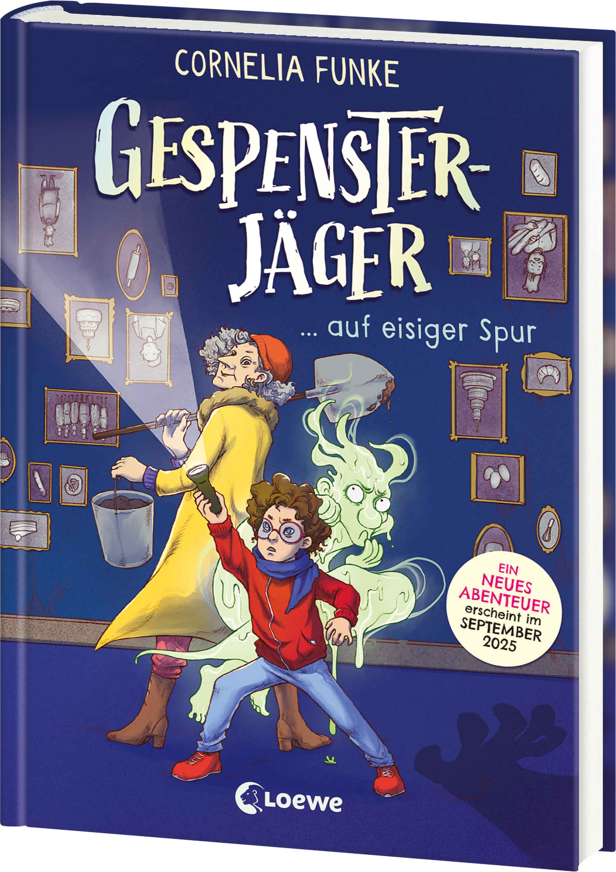 von Cornelia Funke, illustriert von Franziska Blinde: Gespensterjäger auf eisiger Spur (Band 1) - Mit 8 neu illustrierten Farbseiten