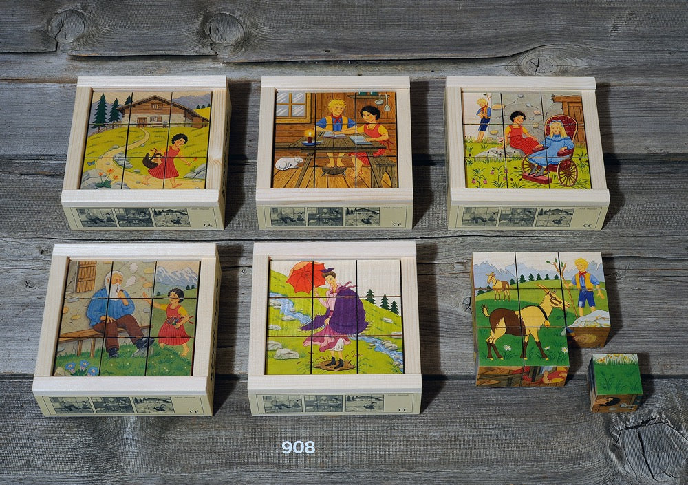 Klötzlipuzzle, Heidi
