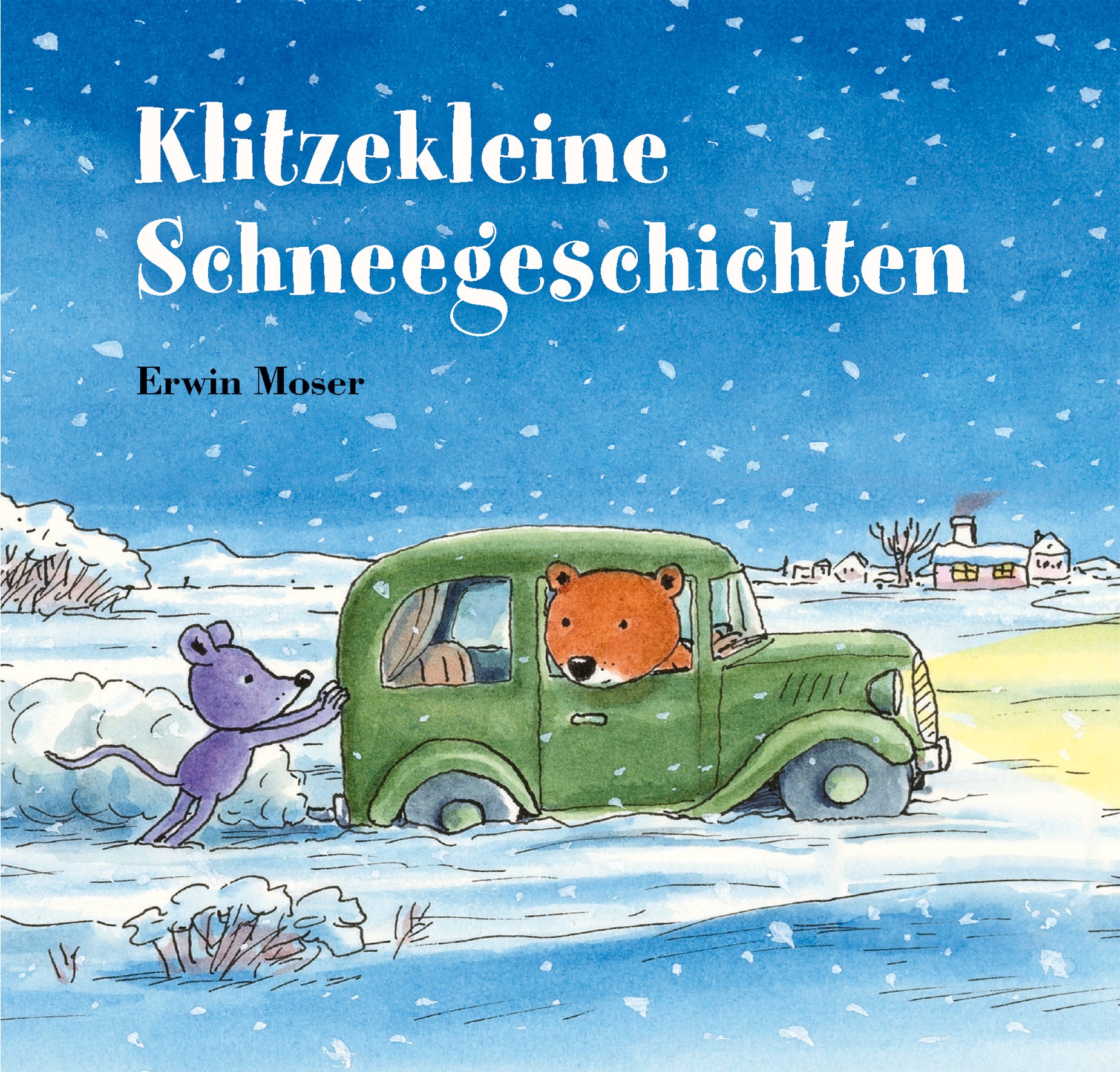 illustriert von Erwin Moser, von Erwin Moser: Klitzekleine Schneegeschichten