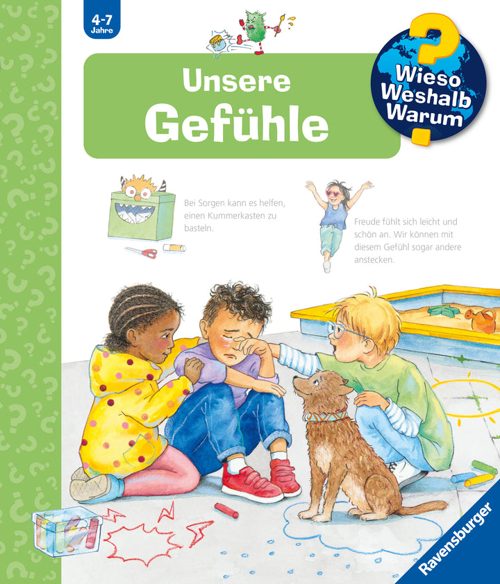 illustriert von Melanie Brockamp, von Andrea Erne: Wieso? Weshalb? Warum?, Band 58 - Unsere Gefühle -   Pappbücher