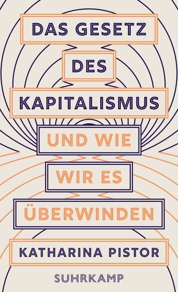 von Katharina Pistor, übersetzt von Frank Lachmann: Das Gesetz des Kapitalismus und wie wir es überwinden -  Wirtschaft