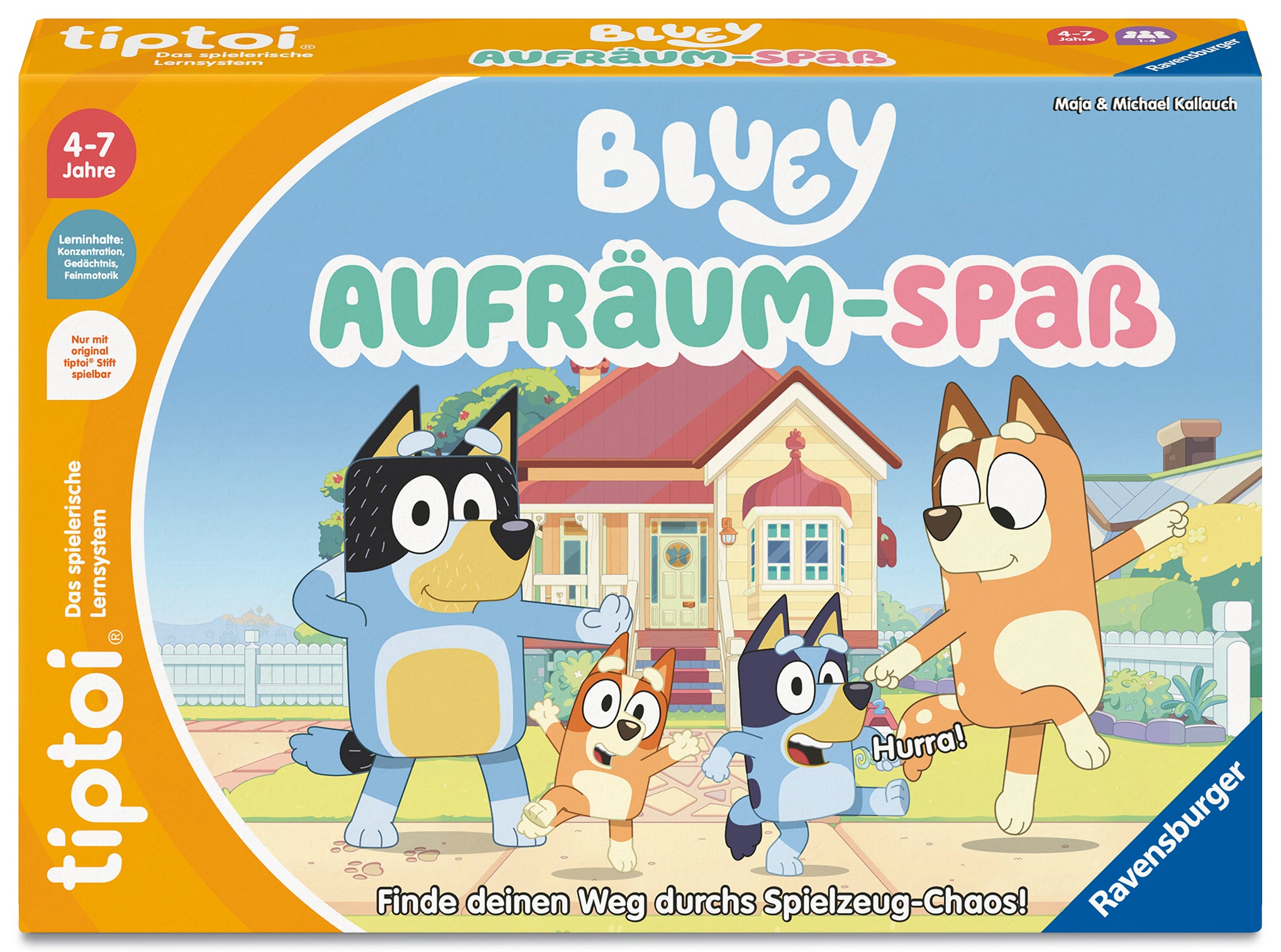 tiptoi® Bluey Aufräum-Spaß - ab 4 Jahre -