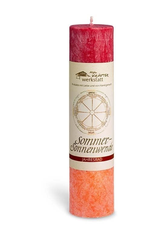 Allgäuer Heilkräuter-Kerze "Sommersonnenwende"