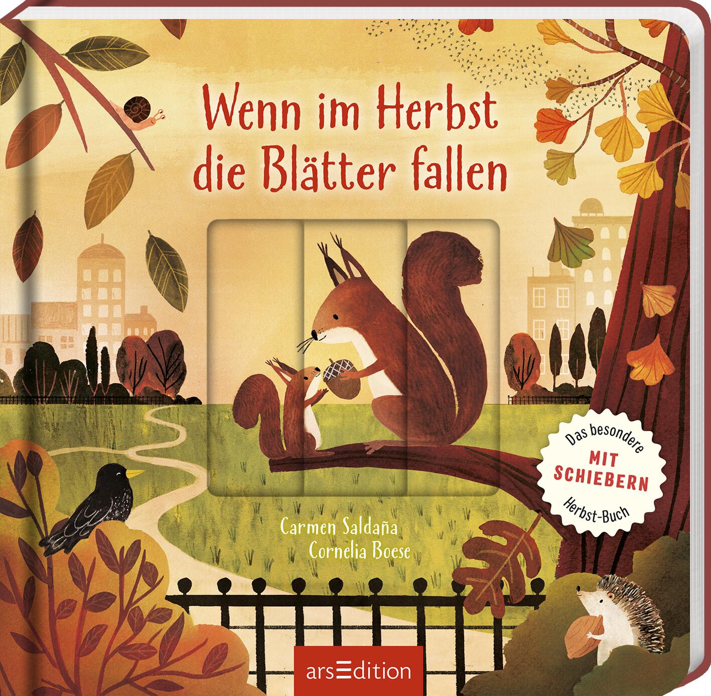 von Cornelia Boese, illustriert von Carmen Saldaña: Wenn im Herbst die Blätter fallen -   Pappbücher