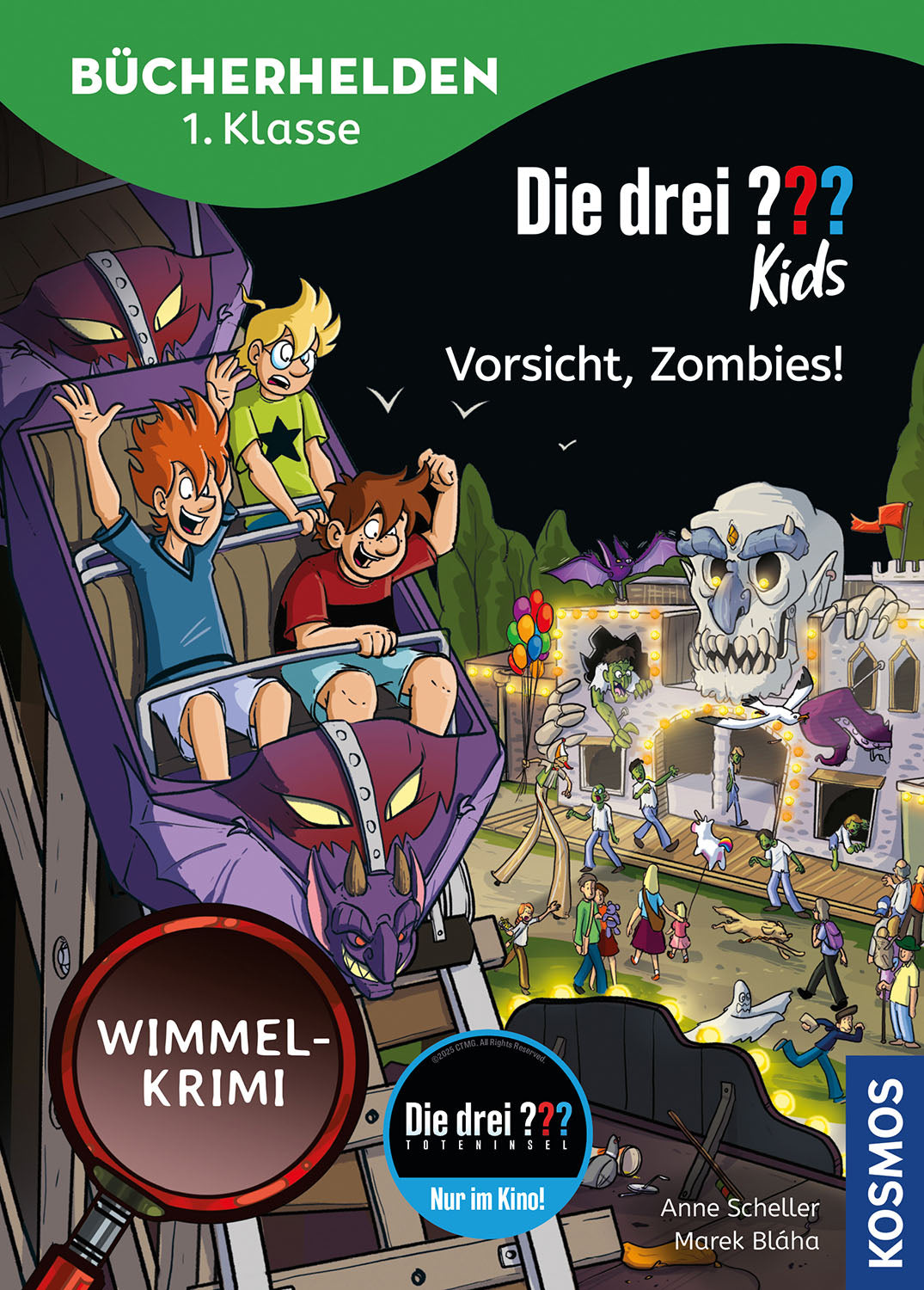von Anne Scheller, illustriert von Arne S. Reismueller: Die drei ??? Kids Vorsicht, Zombies!