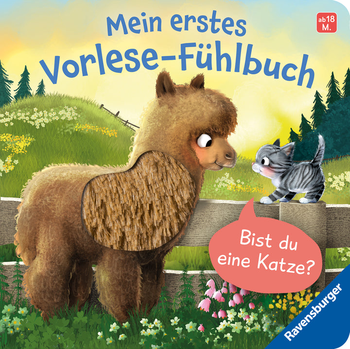 illustriert von Iris Blanck, von Kathrin Lena Orso: Mein erstes Vorlese-Fühlbuch - Bist du eine Katze? -   Pappbücher