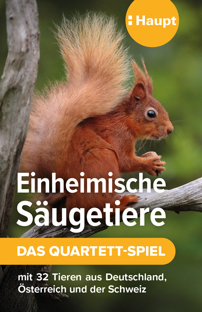 herausgegeben von Haupt Verlag: Einheimische Säugetiere – das Quartett-Spiel -