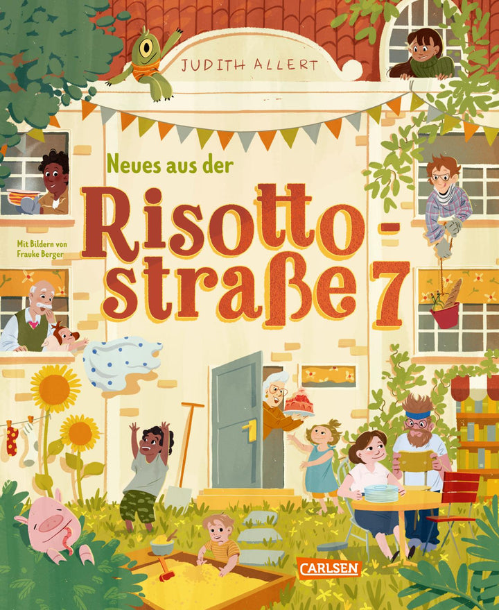 von Judith Allert, illustriert von Simona M. Ceccarelli, Frauke Berger: Neues aus der Risottostraße 7 -   Vorlesen