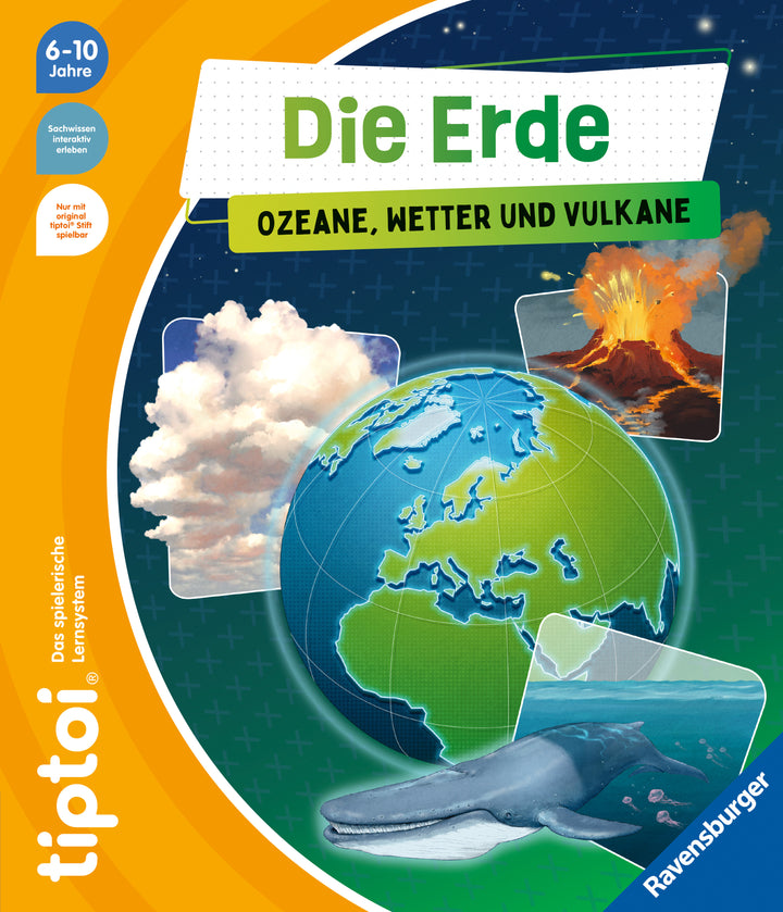 von Luise Terstegen, illustriert von Stefan Richter: tiptoi® - Die Erde: Ozeane, Wetter und Vulkane