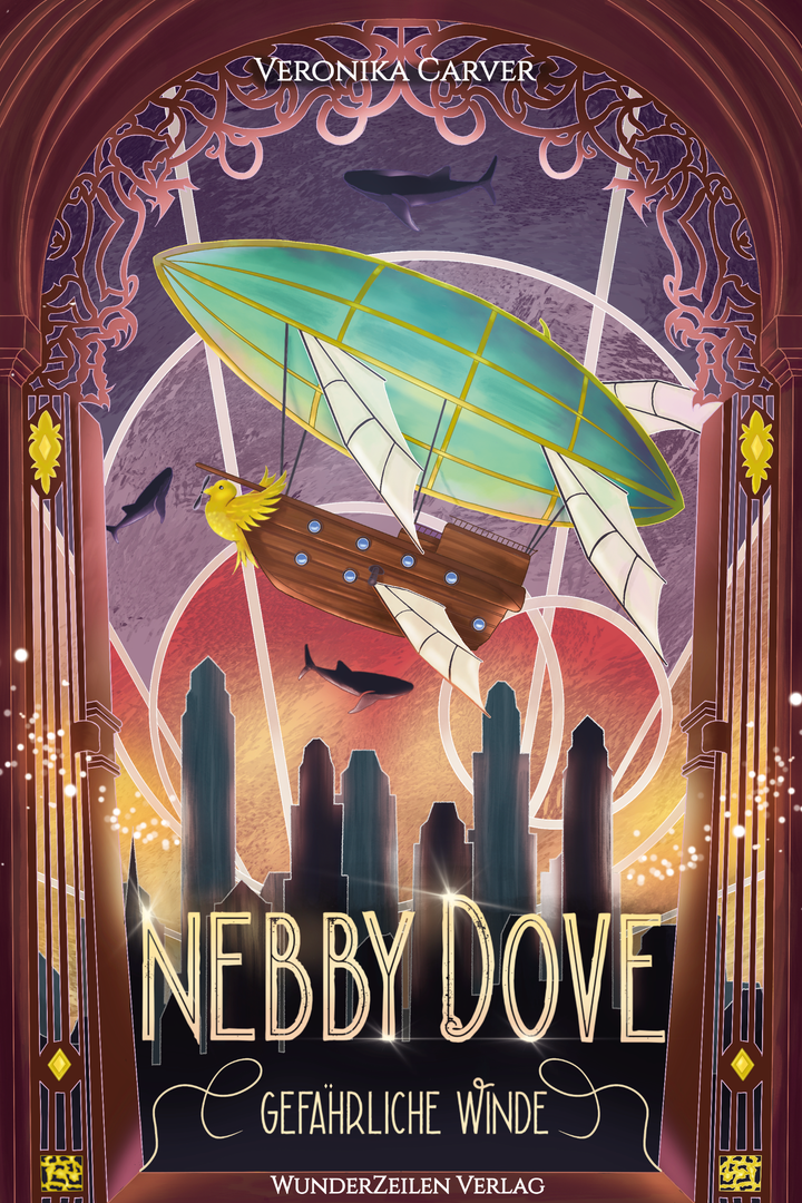 von Veronika Carver, Covergestaltung von Vinachia Burke: Nebby Dove - Gefährliche Winde