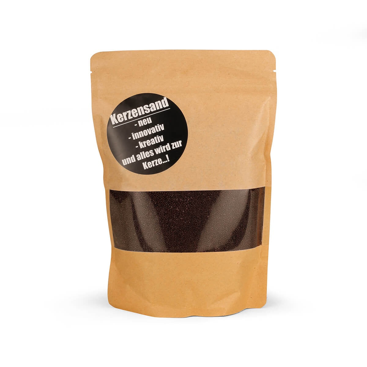 Kerzensand graphit 400 g mit Docht - Kerzen machen ohne Wachs zu schmelzen